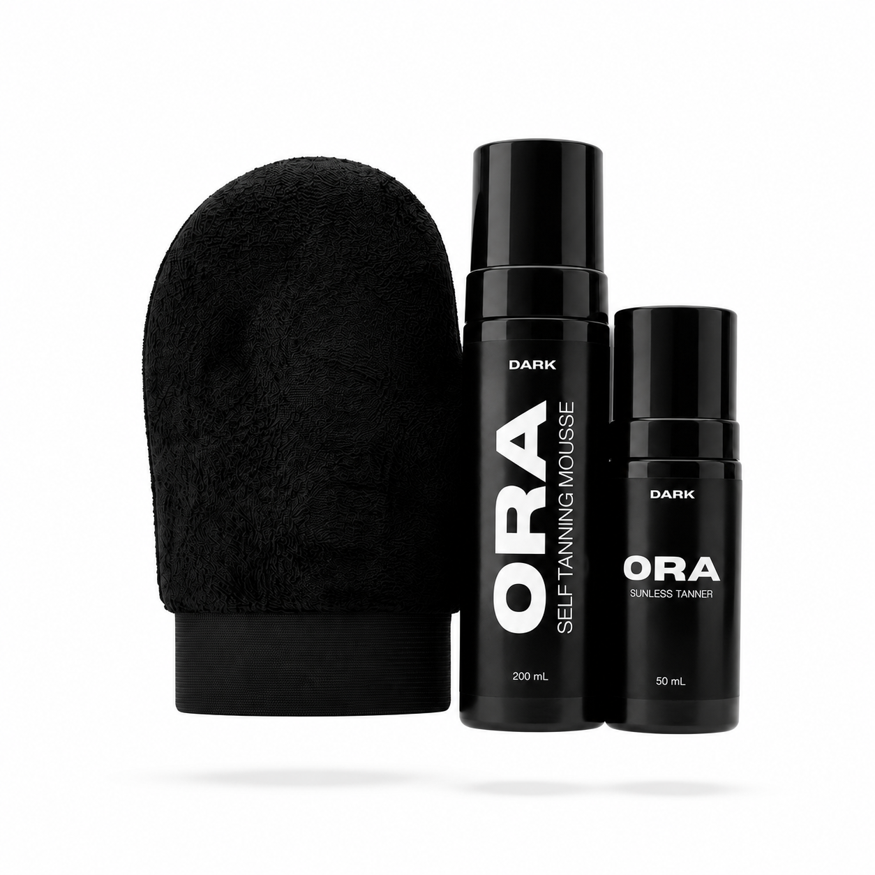 Dark Sunless Tanner Travel Bundle