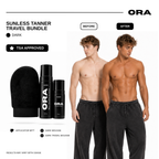 Dark Sunless Tanner Travel Bundle